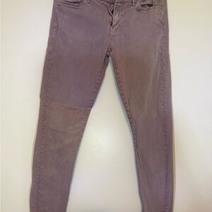 MOTHER Skinny Jeans in Dusty Mauve